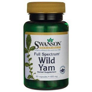 Wild Yam, Full Spectrum Wild Yam, Swanson, 400 mg, 60 capsules