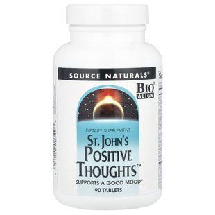 Source Naturals, St. John's Positive Thoughts&trade;, 90 Tablets купить в Киеве и Украине