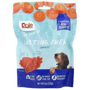 Dole for Pets, Lasting Chew, Carrot, 8 oz (225 g) купить в Киеве и Украине