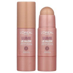 L'Or&eacute;al, Lumi, Le Glow Highlighter Stick, 640 Glowy Sparkling Ros&eacute;, 0.22 oz (6.5 g)