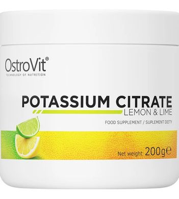 OstroVit-Калій Potassium Citrate OstroVit 200 г Лимон - Лайм