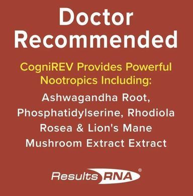 Когнітивна підтримка для стійкої енергії Results RNA (CogniRev Twin Pac) 2 шт по 60 мл
