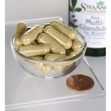 Сирий мульти-залозистий для жінок, Raw Multi-Glandular For Women, Swanson, 60 капсул