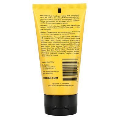 Bee Bald, Heal Head & Face, Post-Shave Healing Balm, 2 fl oz (59 ml)