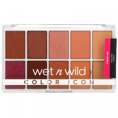 Wet n Wild, Color Icon, палитра теней из 10 оттенков, Heart & Sol, 12 г (0,42 унции) купить в Киеве и Украине