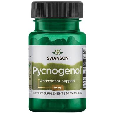 Пікногенол, Pycnogenol, Swanson, 50 мг, 50 капсул