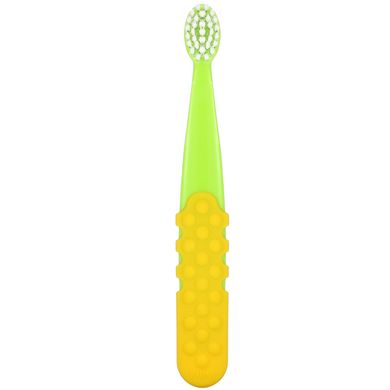 Дитяча зубна щітка жовто-зелена RADIUS (Totz Toothbrush) 1 шт