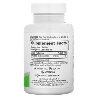NaturesPlus, Pro NAC 1200, Sustained Release , 60 Tablets