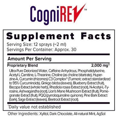 Когнітивна підтримка для стійкої енергії Results RNA (CogniRev Twin Pac) 2 шт по 60 мл