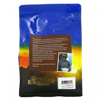 Mt. Whitney Coffee Roasters, органічна колумбійська кава преміальної якості, без кофеїну, цільнозернової кави, середня обсмажування, 340 г (12 унцій)