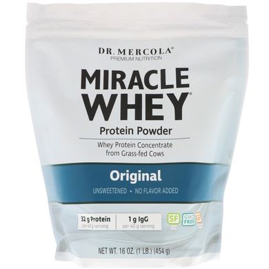 Сироватковий протеїн порошок Dr. Mercola (Miracle Whey Protein) 454 г