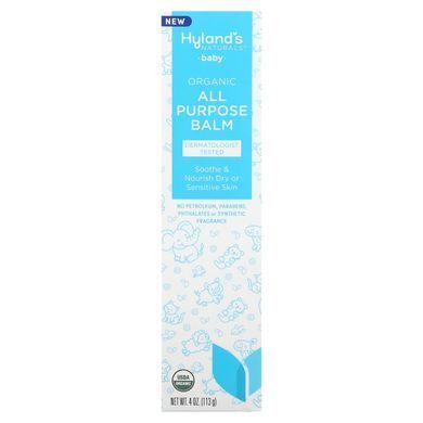 Hyland's Naturals, Baby, Organic All Purpose Balm, 4 oz (113 g) купить в Киеве и Украине