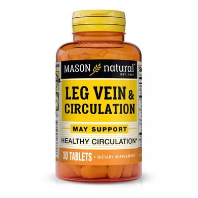 Витамины для нормализация Венозного Кровообращения Mason Natural (Leg Vein Circulation) 30 таблеток купить в Киеве и Украине