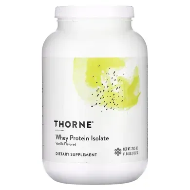 Сироватковий протеин ізолят Thorne Research ваніль 807 г