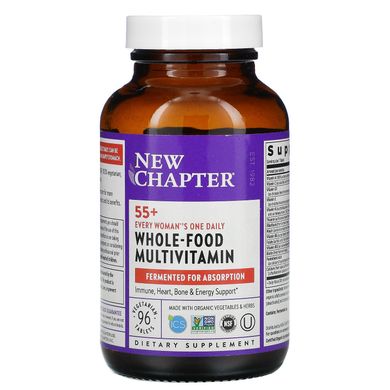 Мультивітаміни для жінок 55+ New Chapter (Woman's Multi) 1 в день 96 таблеток