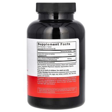 Force Factor, HMB, 1,000 mg, 90 Tablets