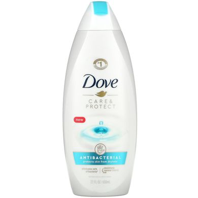 Dove, Care & Protect, антибактеріальний засіб для душу, 22 рідкі унції (650 мл)