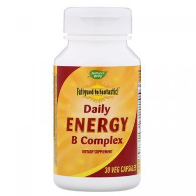 Комплекс для восстановления энергии с витаминами B Enzymatic Therapy (Energy Recovery Complex with B Vitamins) 30 растительных капсул купить в Киеве и Украине