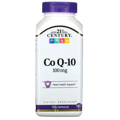 Коэнзим CoQ10 21st Century ( CoQ10) 100 мг 150 капсул купить в Киеве и Украине