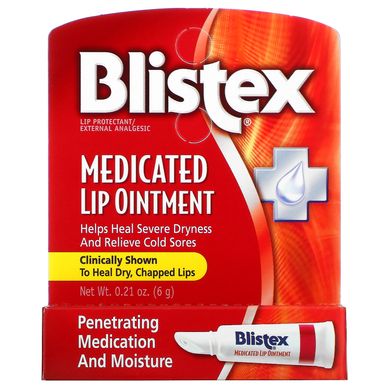 Лікарська мазь для губ, Blistex, 21 унцій (6 г)