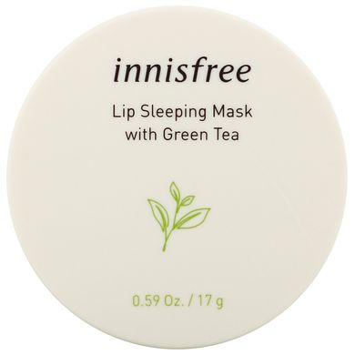 Спящая маска для губ с зеленым чаем, Innisfree, 0,59 унции (17 г) купить в Киеве и Украине