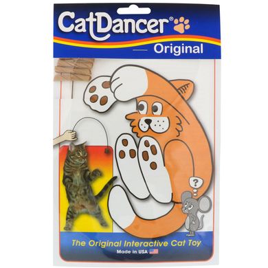 Оригінальна інтерактивна іграшка для котів, Cat Dancer, 1 приманка для кота