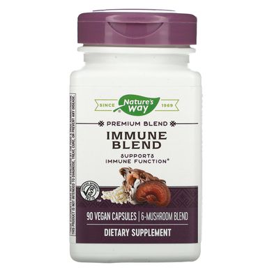 Суміш з органічних грибів для імунітету Nature's Way (Immune Blend) 1600 мг 90 капсул