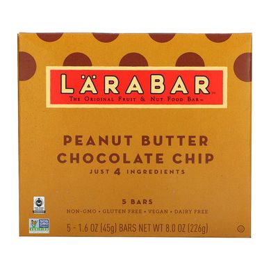 Батончики с шоколадом и арахисовым маслом Larabar (Peanut Butter) 5 бат. купить в Киеве и Украине
