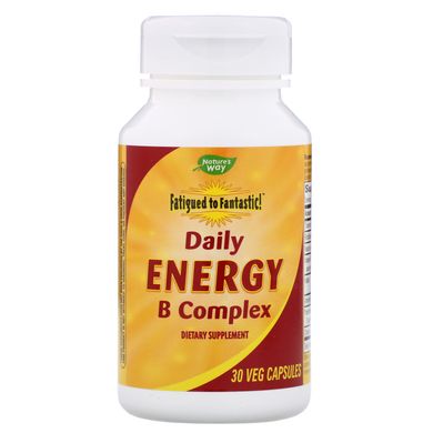 «Кінець втоми!», Комплекс відновлення енергії з вітамінами B для щоденного прийому, Enzymatic Therapy, 30 рослинних капсул