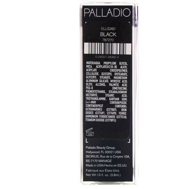 Рідка підводка для очей, чорна, Palladio, 0,13 рідкої унції (3,8 мл)