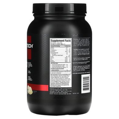 Сироватковий ізолят для нарощування сухої м'язової маси Muscletech (Nitro Tech Whey Isolate Lean Muscle Builder) 907 г зі смаком ванілі