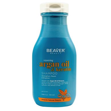 Шампунь з Аргановою олією для відновлення пошкодженого волосся Beaver (Damage Repair Argan Oil of Morocco Shampoo) 350 мл