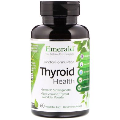 Здоров'я щитовидної залози, Emerald Laboratories, 60 вегетаріанських капсул