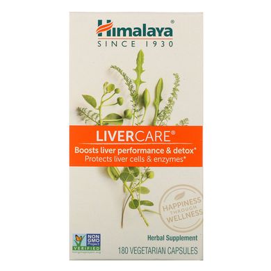 Liver Care, Himalaya, 180 вегетаріанських капсул