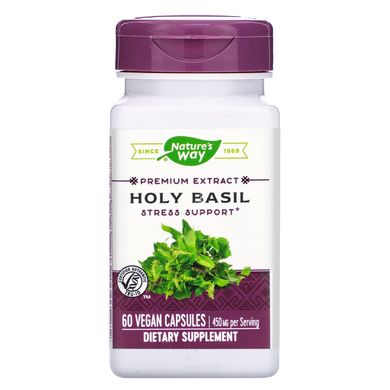 Базилік священний екстракт стандартизований Nature's Way (Holy Basil) 450 мг 60 капсул