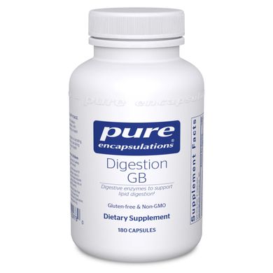 Пищеварение GB, Digestion GB, Pure Encapsulations, 180 Капсул