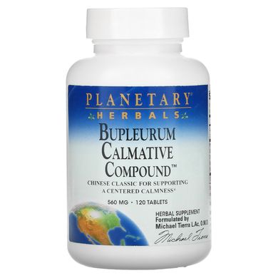 Володушка Planetary Herbals (Bupleurum Calmative Compound) 550 мг 120 таблеток
