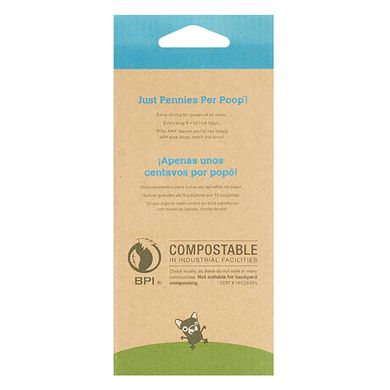 Сумки для собак, які не містять ароматів, Compostable Dog Bags, Unscented, Earth Rated, 60 сумок, 4 заправки