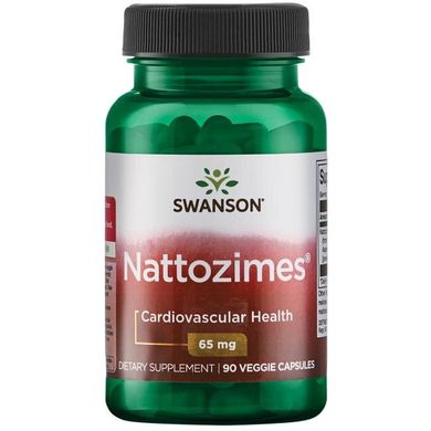 Для травлення, Наттозімес, Nattozimes, Swanson, 65 мг 90 капсул