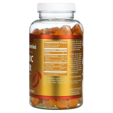 Turmeric and Ginger, Apricot, 120 chewable tablets