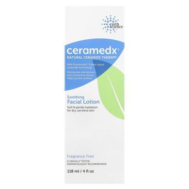 Soothing Facial Lotion, Fragrance Free, Ceramedx, 118 ml
