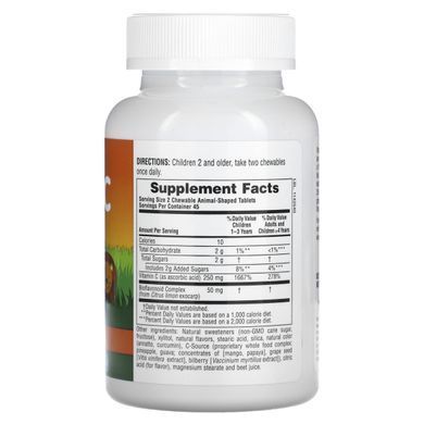 Vitamin C for Children, 250 mg, 90 Chewable Tablets with Orange Flavor
