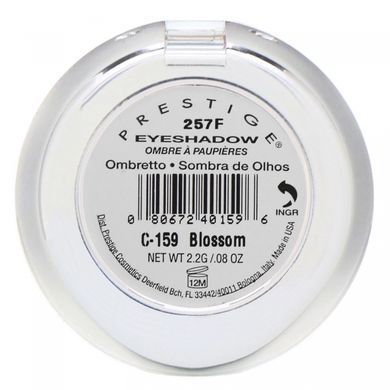 Одинарні тіні для повік, квітковий відтінок, Prestige Cosmetics, 22 г (08 унції)