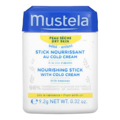 Mustela, Baby, живильний стик із холодним кремом, 0,32 унції (9,2 г)