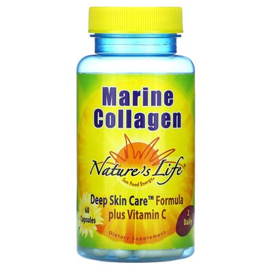 Морський колаген, Nature's Life, 60 капсул
