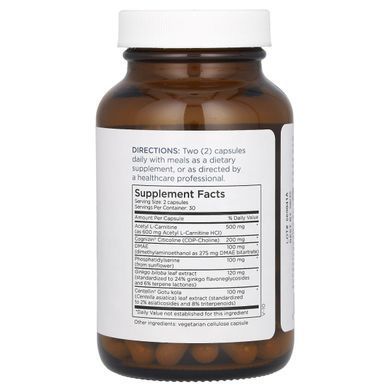 Поддержка клеток мозга с когнизином Metabolic Maintenance (Brain Cell Support with Cognizin) 60 капсул купить в Киеве и Украине