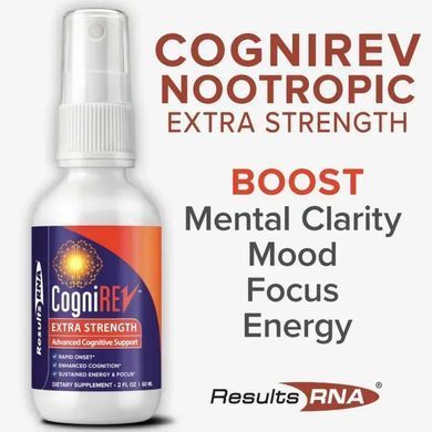 Когнітивна підтримка для стійкої енергії Results RNA (CogniRev Twin Pac) 2 шт по 60 мл