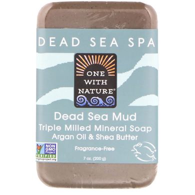 Мило бруд мертвого моря, Soap, One with Nature, 200 г