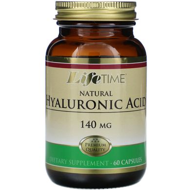 Натуральна гіалуронова кислота LifeTime Vitamins (Natural Hyaluronic Acid) 140 мг 60 капсул