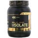 Gold Standard, изолят сывороточного белка 100% Isolate, карамельное мороженое, Optimum Nutrition, 720 г фото